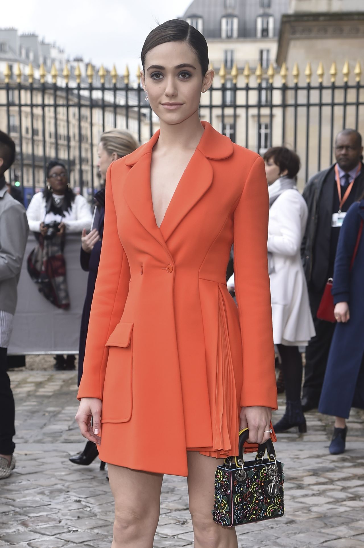 Emmy Rossum - Christian Dior Paris Fashion Week - March 4th, 2016 ...