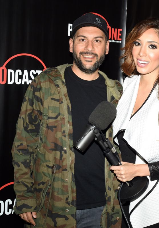 Farrah Abraham - Interviews Nik Ritchie on PodcastOne in Los Angeles, March 2016