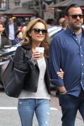 Giada De Laurentiis in RIpped Jeans - Shopping at The Grove in LA 3/13/2016 