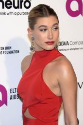 Hailey Baldwin – 2016 Elton John AIDS Foundation’s Oscar Viewing Party in West Hollywood, CA