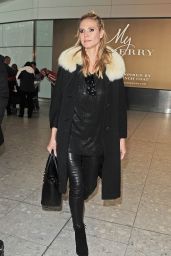 Heidi Klum at Heathrow Airport in London, UK 3/13/2016