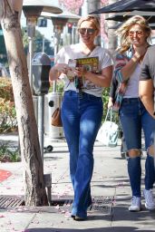 Hilary Duff in Jeans - Out in Los Angeles, CA 2/29/2016