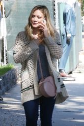 Hilary Duff Street Style - Out in Beverly Hills 3/26/2016 