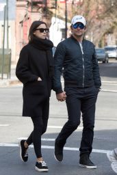 Irina Shayk and Bradley Cooper - Walking and Holding Hands in the West Village, March 2016