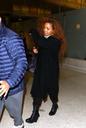 Janet Jackson at LAX Airport in Los Angeles, March 2016