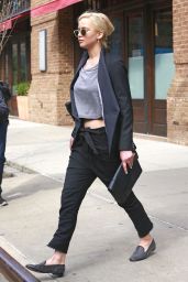 Jennifer Lawrence - Leaving Her Hotel in New York City, 3/26/2016