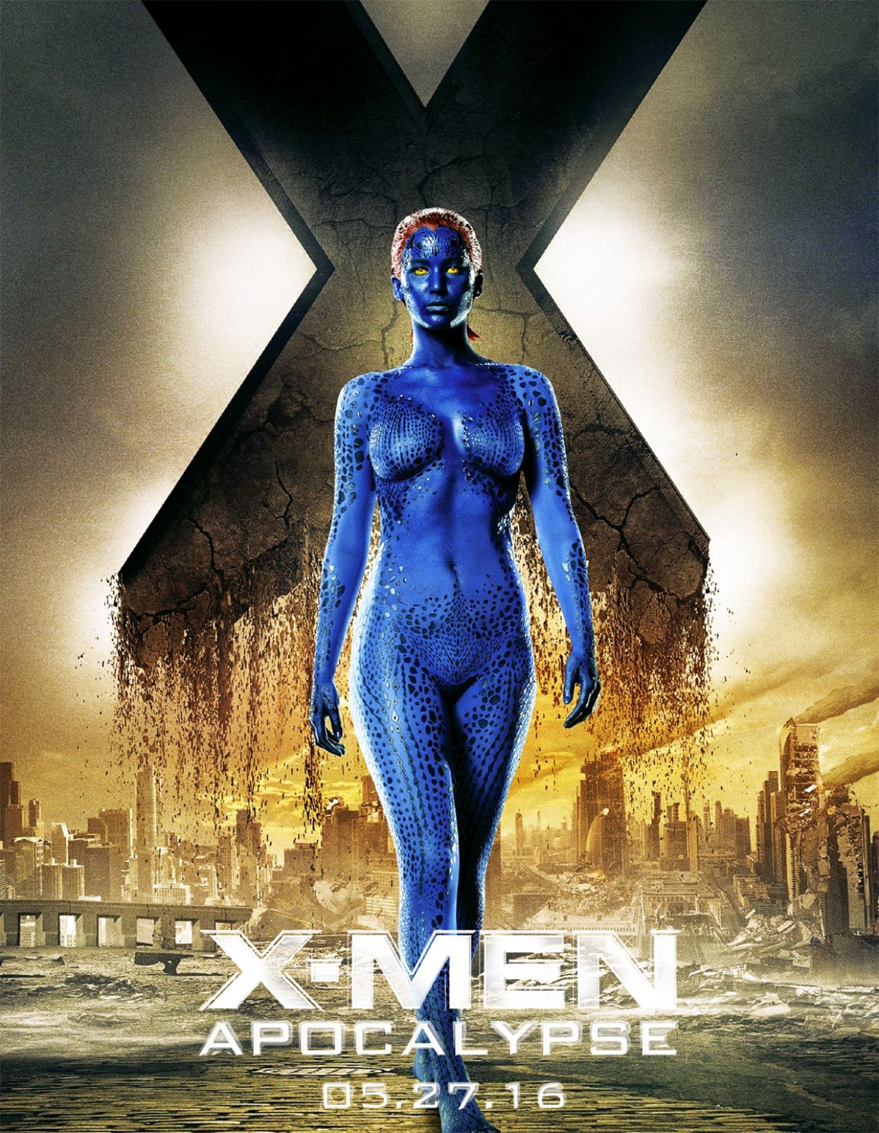 Jennifer Lawrence XMen Apocalypse Poster • CelebMafia