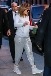 Jennifer Lopez - Holding Hands With Casper Smart - Out in New York, March 2016