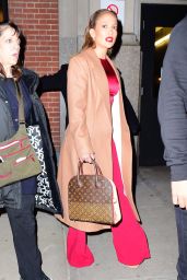 Jennifer Lopez Style - Leaving Her Apartment in New York City 3/01/2016