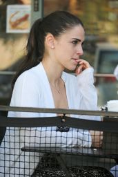 Jessica Lowndes at Lunch With a Friend in West Hollywood 3/15/2016