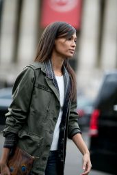 Joan Smalls – Streetstyle Photoshoot in Paris, March 2016