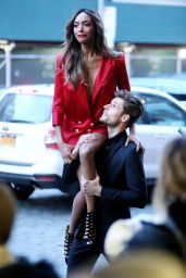 Jourdan Dunn - Maybelline Photoshoot Set in New York City, 3/30/2016 