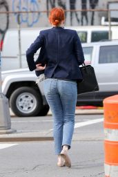 Karen Elson - Taking a Stroll in NYC 3/2/2016