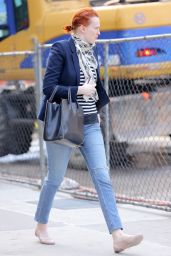 Karen Elson - Taking a Stroll in NYC 3/2/2016