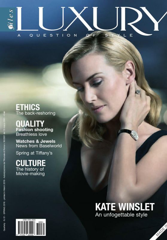Kate Winslet - Luxury Files Magazine Spring 2016