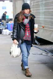 Keira Knightley on the Set for 