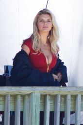 Kelly Rohrbach - On the Set of 