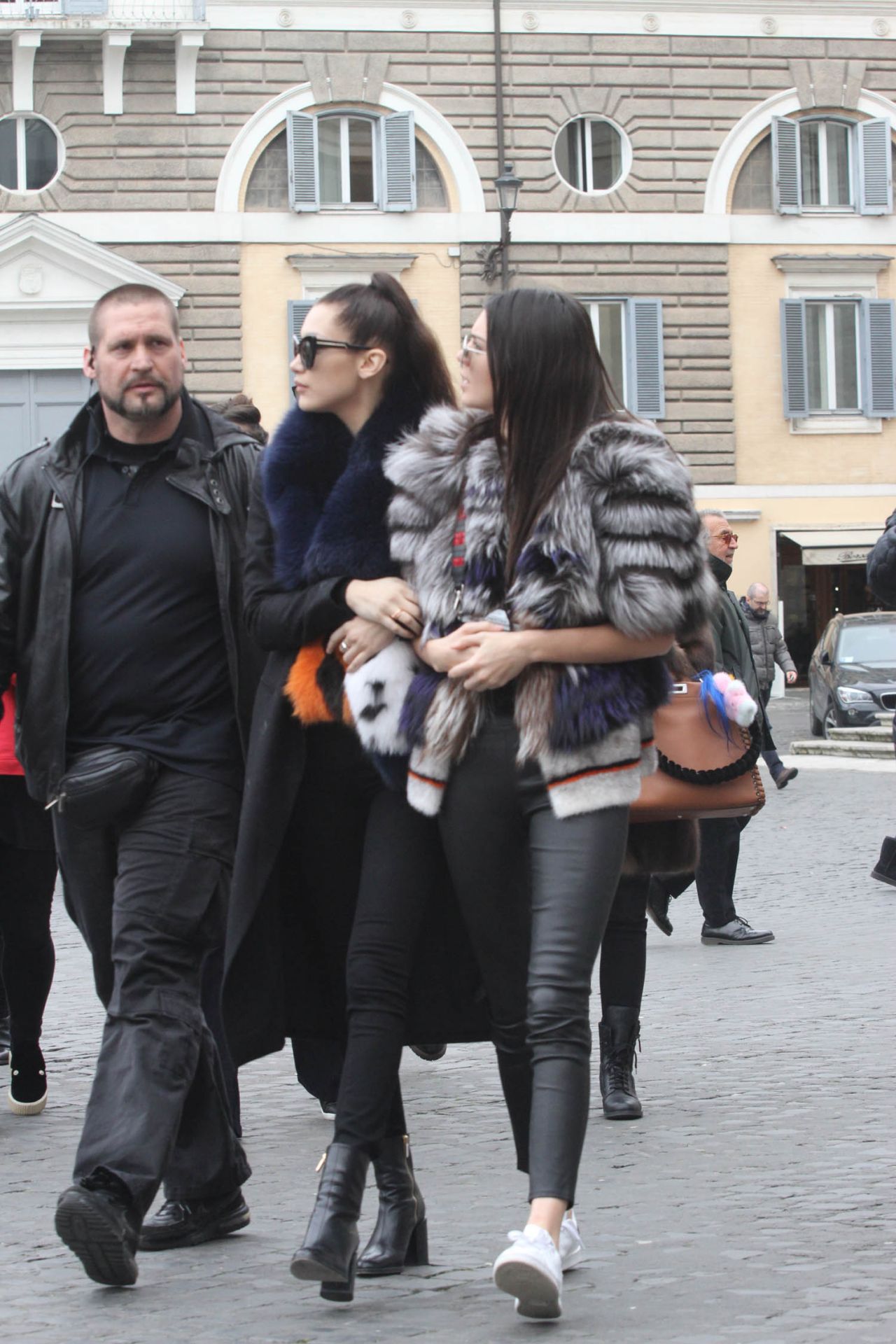 Kendall Jenner and Bella Hadid - Rome, Italy 3/10/2016 • CelebMafia