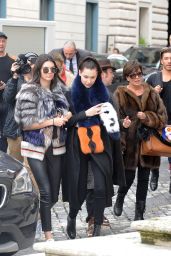 Kendall Jenner and Bella Hadid - Rome, Italy 3/10/2016