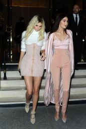 Kendall Jenner and Gigi Hadid - Heading to the Balmain After Party in Paris, March 2016