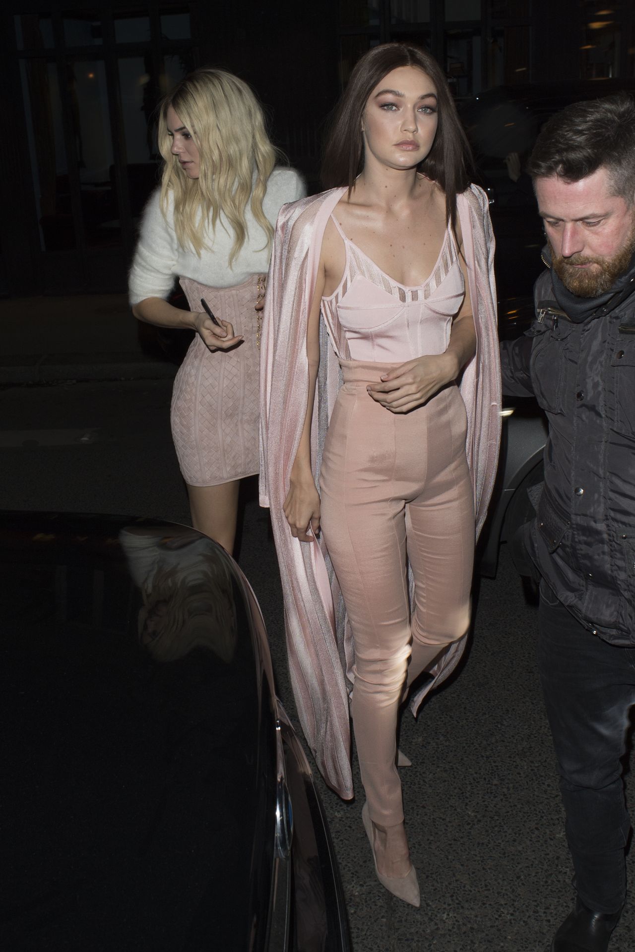 Kendall Jenner & Gigi Hadid - Leaving the L’Arc Nightclub in Paris 3/3 ...