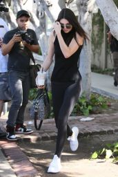 Kendall Jenner in Tights at the Alfred Coffee in Beverly Hills 3/15/2016 