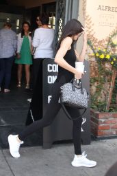 Kendall Jenner in Tights at the Alfred Coffee in Beverly Hills 3/15/2016 