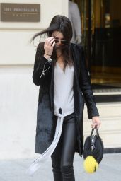 Kendall Jenner - Leaving Her Hotel in Paris 3/5/2016 • CelebMafia