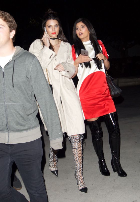 Kendall & Kylie Jenner - Leaving the Staples Center in Los Angeles, CA 3/15/2016