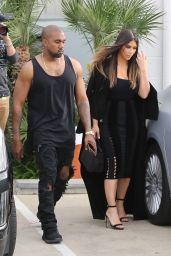 Kim Kardashian - Support Khloe at the Studio in Van Nuys 3/28/2016