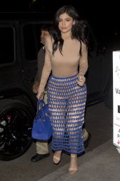 Kylie Jenner Night Out Style - Outside Il Cielo in Beverly Hills, March 2016