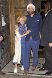 Kylie Minogue at Lady Gaga’s 30th Birthday Party in Hollywood