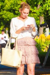 Kym Johnson in Pink - Shopping in Beverly Hills 3/18/2016