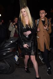 Lara Stone Leaving the Givenchy Show - Paris Fashion Week, March 2016