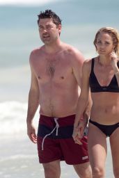 Laura Vandervoort in a Bikini at a Beach in Mexico 3/28/2016 