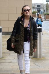 Lauren Platt - Arriving at the BBC Studio