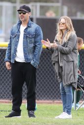 Leann Rimes at a Soccer Game in Los Angeles 3/14/2016
