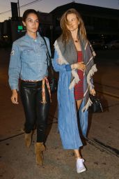 Lily Aldridge and Behati Prinsloo Street Style - West Hollywood 3/30/2016 