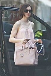 Lily Collins at Peninsula Hotel in Beverly Hills, March 2016