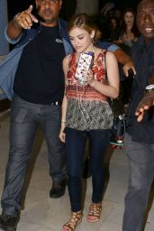 Lucy Hale - Arriving to the Airport in Rio De Janeiro, 3/5/2016
