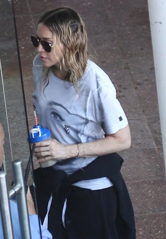 Madonna - Arrives at the Rod Laver Arena For Her Second Show in Melbourne, 3/13/2016