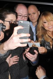 Mariah Carey - Out in London 3/21/2016