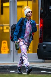 Miley Cyrus Street Style - Out in New York 3/14/ 2016