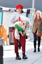 Miley Cyrus Street Style - Out in NYC 2/29/2016 