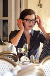 Milla Jovovich - Lunch in West Hollywood, March 2016