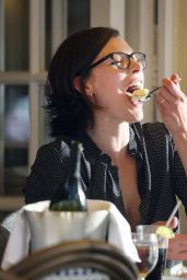 Milla Jovovich - Lunch in West Hollywood, March 2016