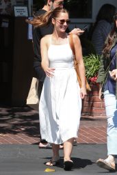 Minka Kelly Street Style - at Mauros Cafe in West Hollywood 3/25/2016