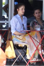 Minka Kelly Street Style - Out for Lunch in Los Angeles, March 2016