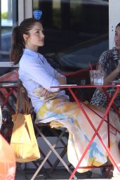 Minka Kelly Street Style - Out for Lunch in Los Angeles, March 2016