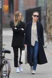 Olivia Wilde Street Style - Out in Brooklyn, NY 3/13/2016